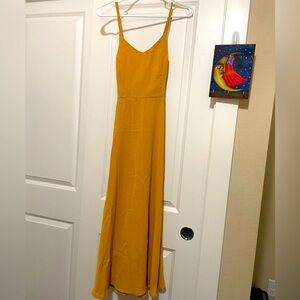 Marigold summer dress